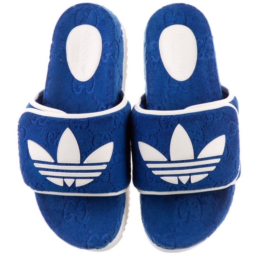 Gucci x Adidas Logo Slides - Picture 3 of 7